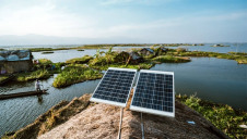 Pictured: Off-grid, small-scale solar at a previous Ikea Foundation-funded project. Image: Ikea Foundation